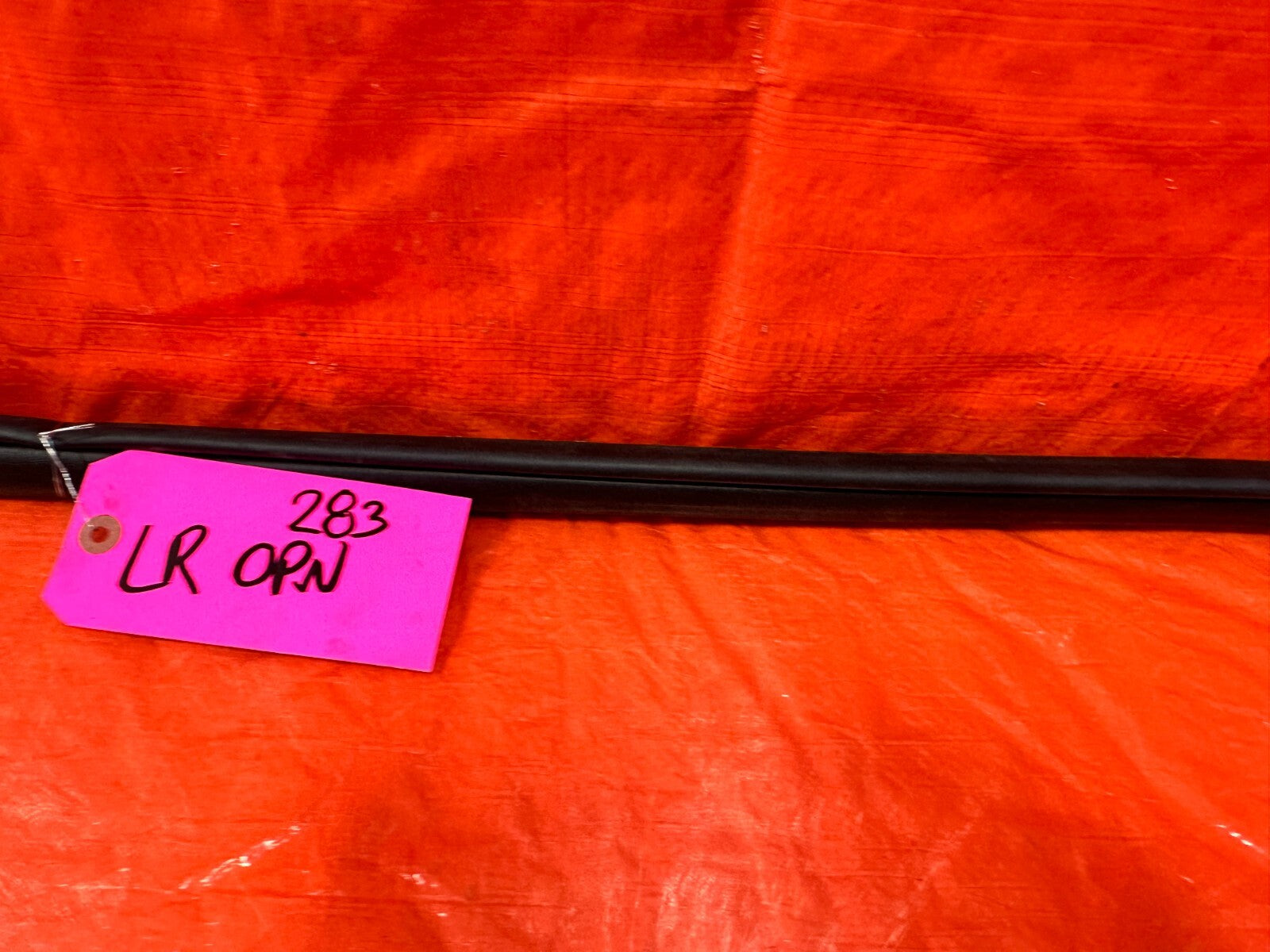 08 14 SUBARU WRX WAGON   CHASSIS TO DOOR OPEN TRIM WEATHER STRIP LEFT REAR #2834
