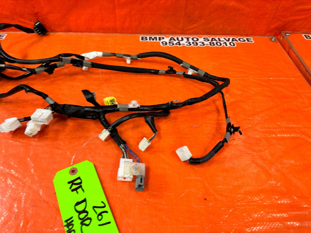 2002 02 LEXUS SC430   RIGHT FRONT DOOR WIRING HARNESS WIRE LOOM OEM #2615