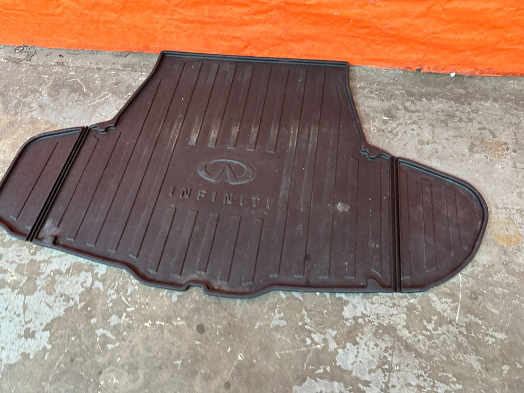 14 20 INFINITI Q50   ALL SEASON / WEATHER   REAR TRUNK MAT LINER LINING OEM #2156