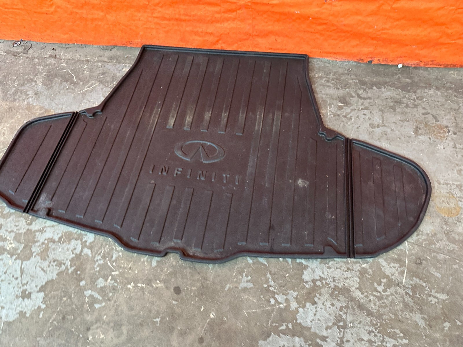 14 20 INFINITI Q50   ALL SEASON / WEATHER   REAR TRUNK MAT LINER LINING OEM #2156