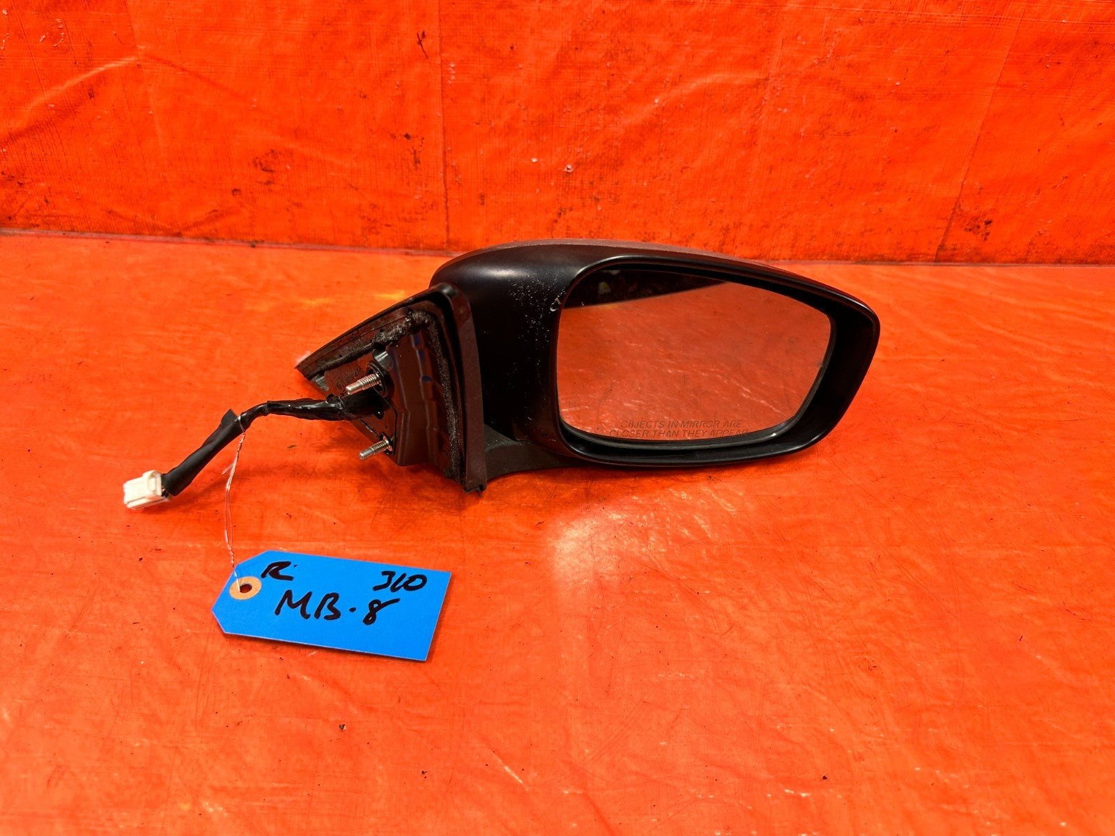 08 15 INFINITI G37 COUPE CONVERTIBLE RIGHT SIDE VIEW MIRROR OEM FACTORY #3100