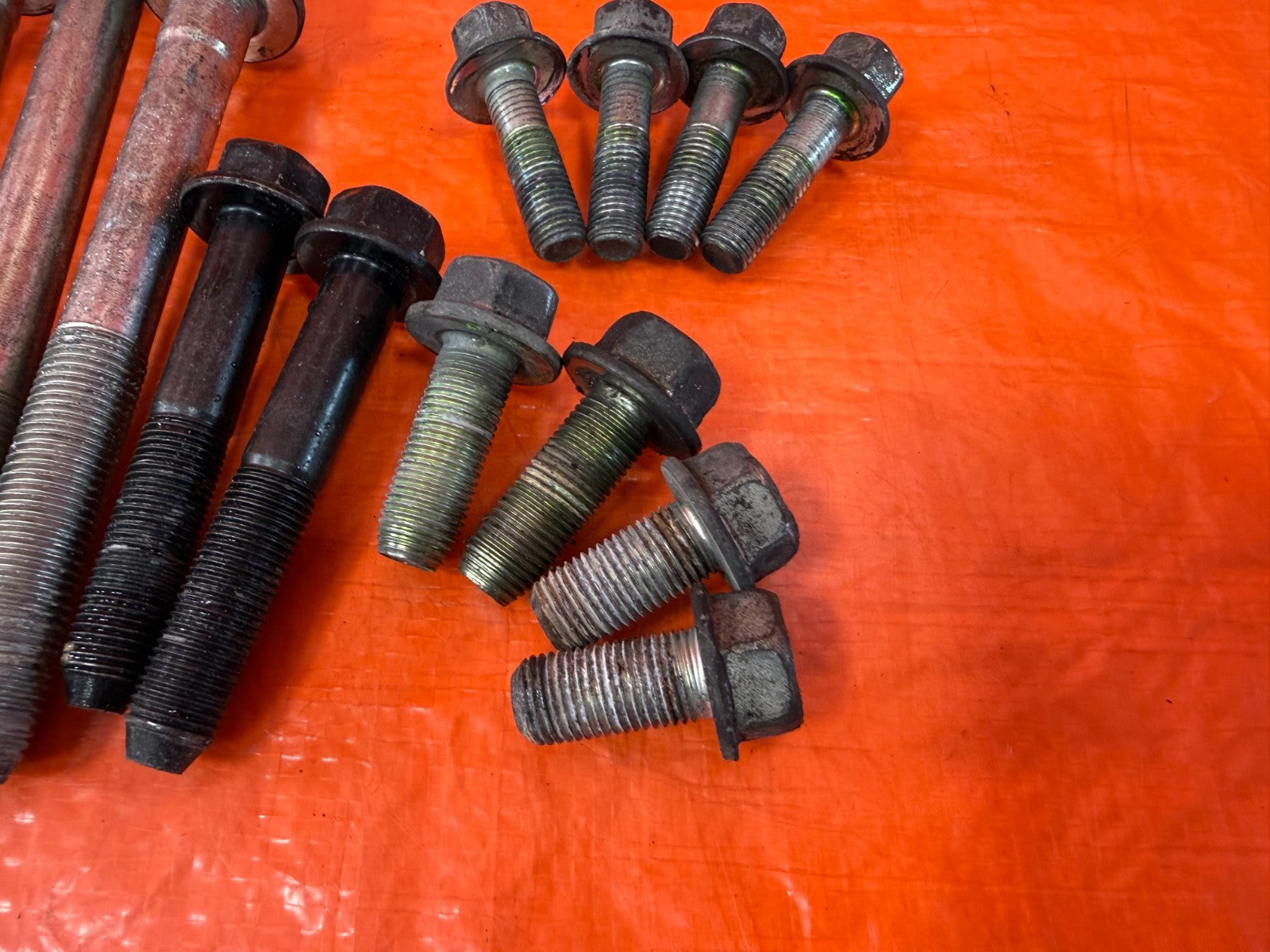 09 14 ACURA TSX   FRONT SUBFRAME CROSSMEMBER BOLTS HARDWARE OEM FACTORY #3211