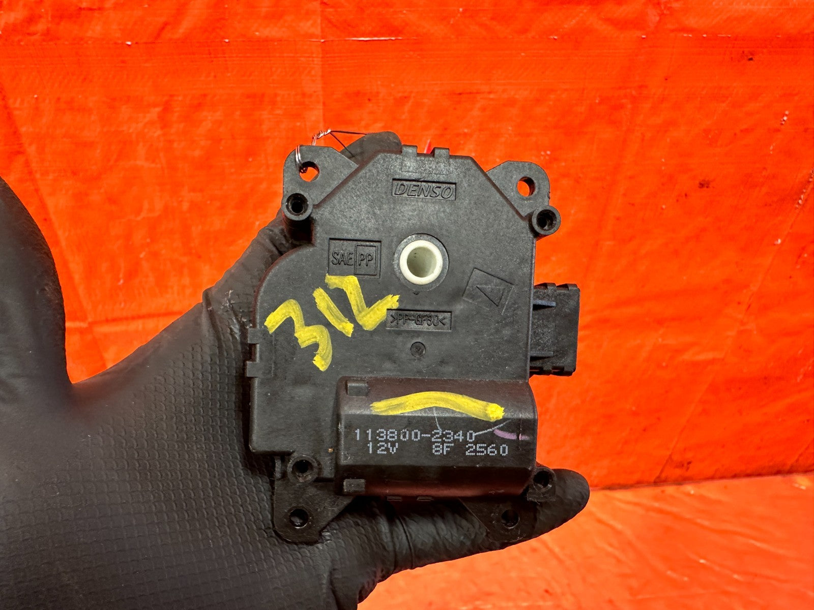 04 08 ACURA TSX   HEATER BLEND DOOR ACTUATOR MOTOR   113800 2340   OEM #3121
