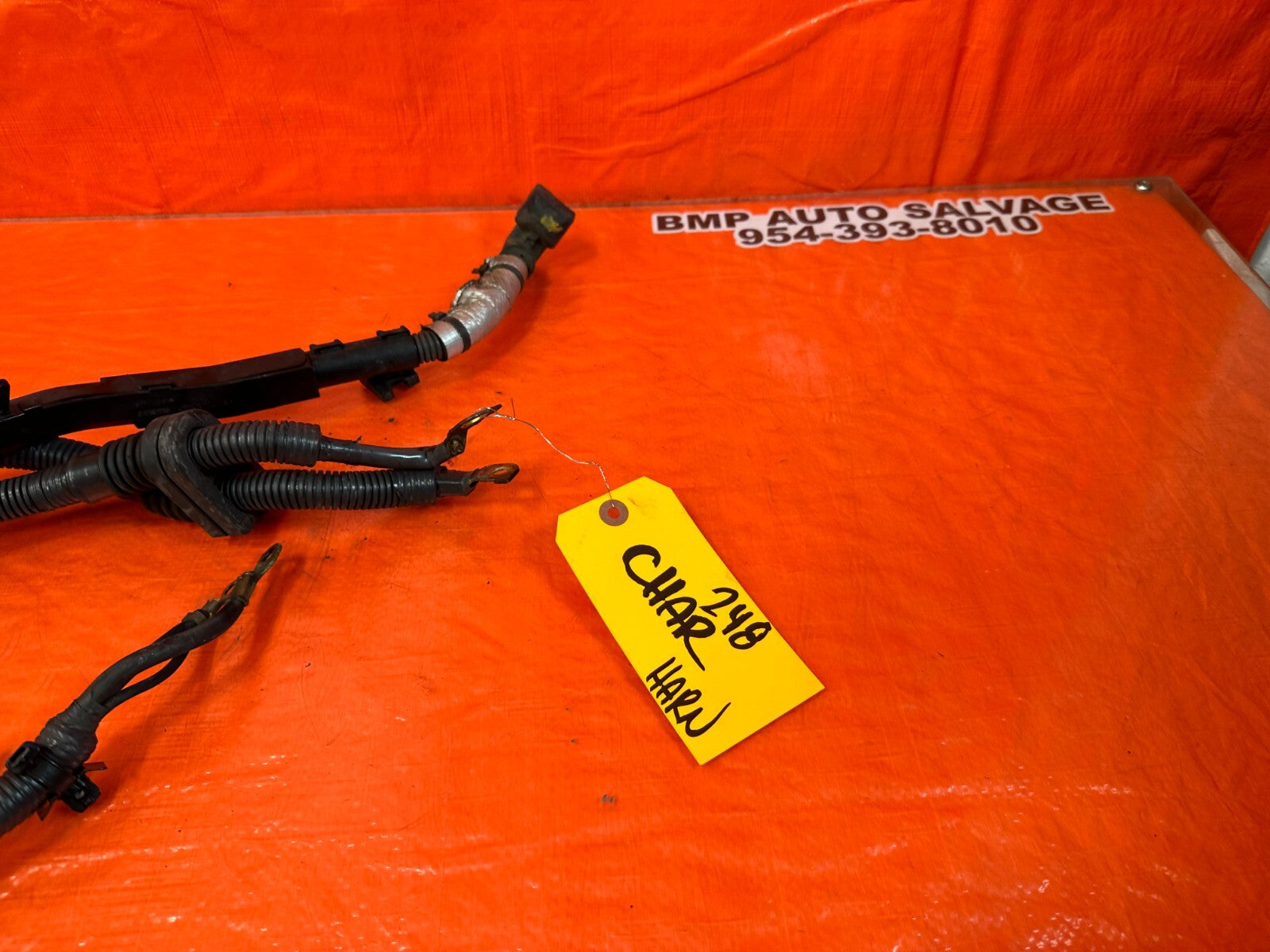 08 10 INFINITI G37 SPORT S COUPE    POSITIVE BATTERY TERMINAL CHARGE HARNESS 2482