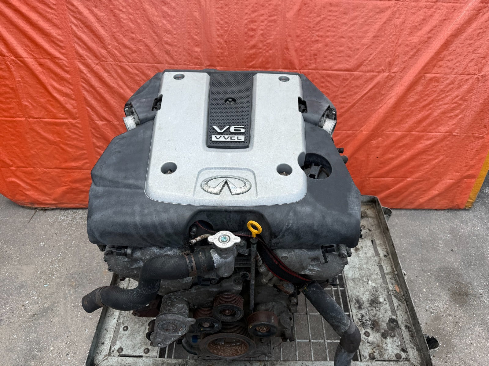 09-13 INFINITI G37 & MORE MODELS - VQ37VHR RWD ENGINE MOTOR LONG BLOCK - 76K MLS3