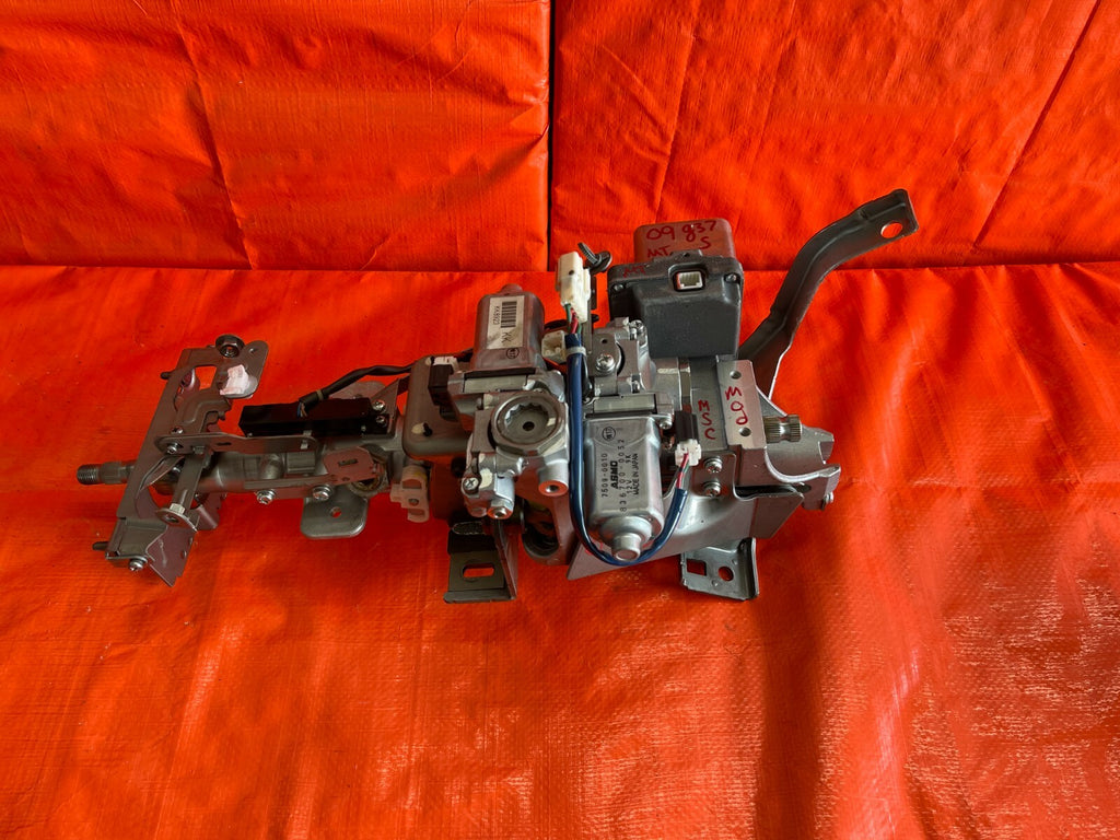 2009 INFINITI G37 SPORT S 2D COUPE STEERING COLUMN W/ ALL MOTORS & MODULES OEM0