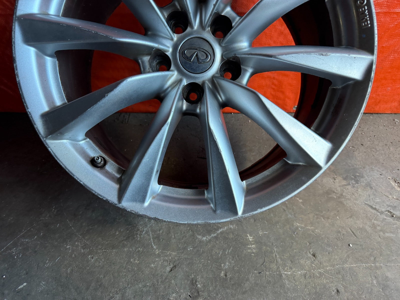08 15 INFINITI G37 Q60   10 SPOKE   18 INCH   REAR WHEEL RIM   OEM #310 31