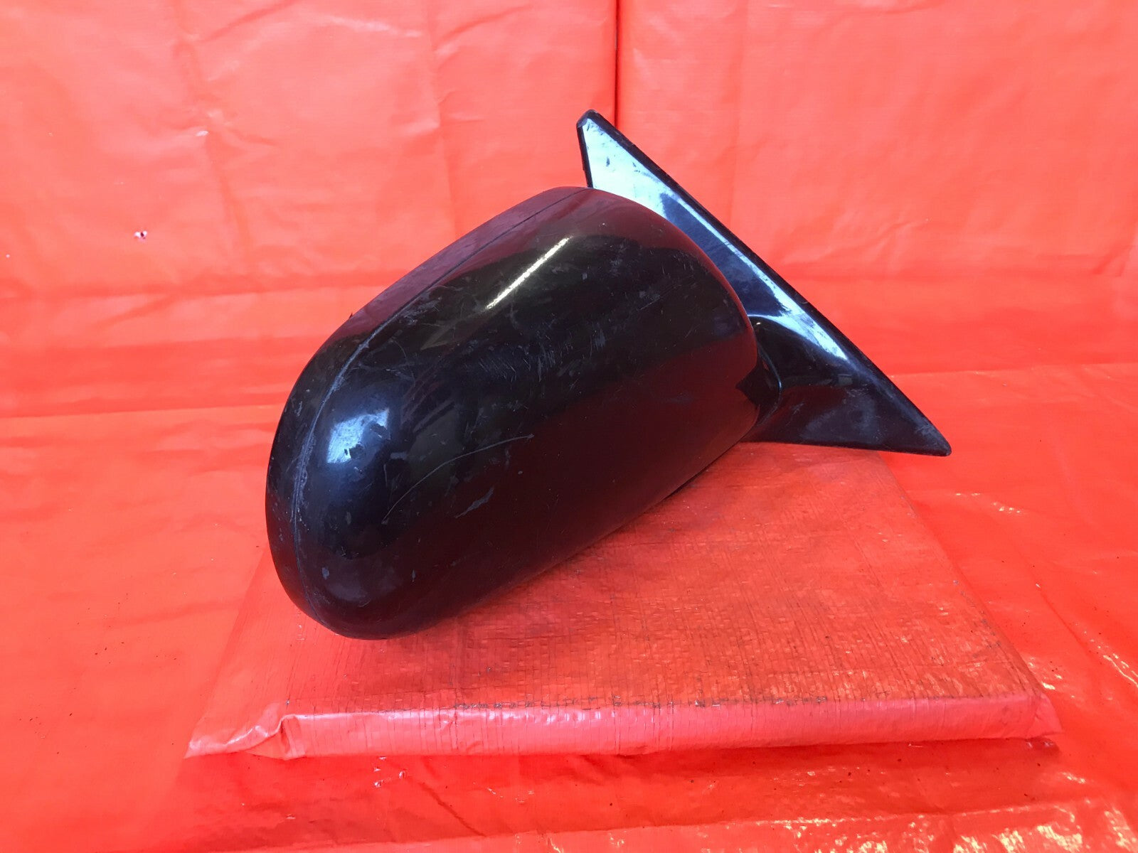 OEM 1992 1993 HONDA ACCORD PASSENGER RIGHT SIDE VIEW MIRROR   BLACK   3 PIN4