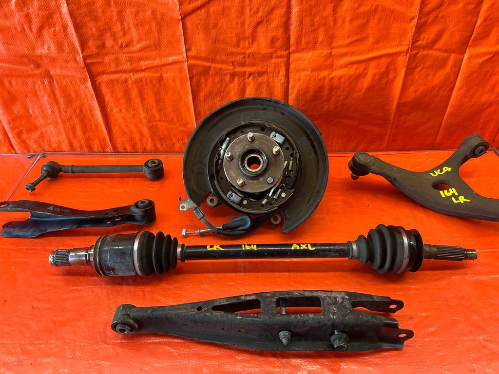 13 16 SCION FRS   DRIVER LEFT REAR SPINDLE KNUCKLE HUB W/ ALL CONTROL ARMS OEM5