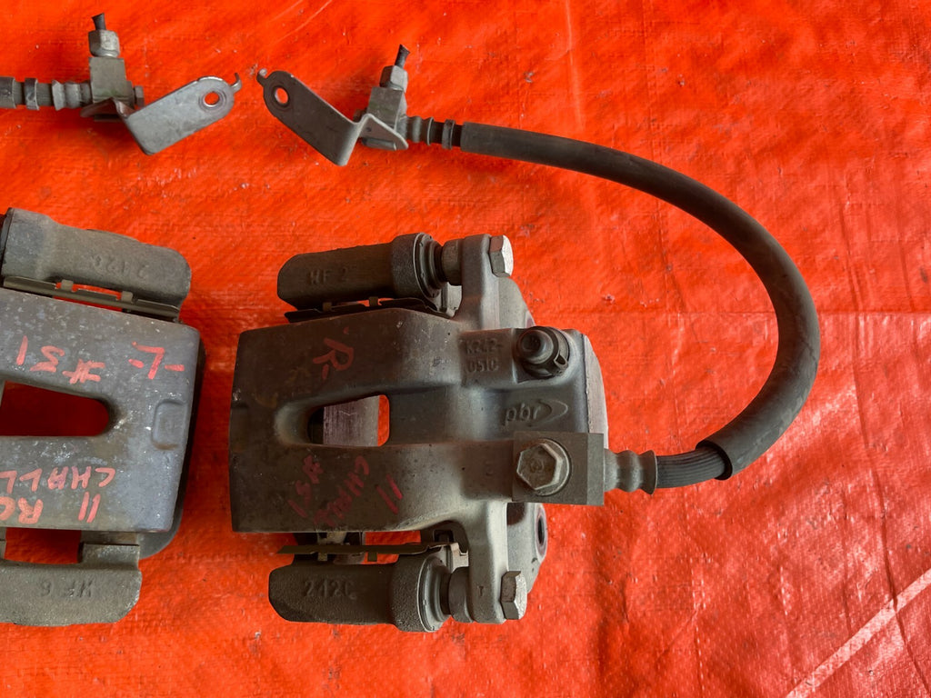 09 18 DODGE CHALLENGER   5.7L R/T   REAR   RWD   BRAKE CALIPER SET   LEFT RIGHT 4