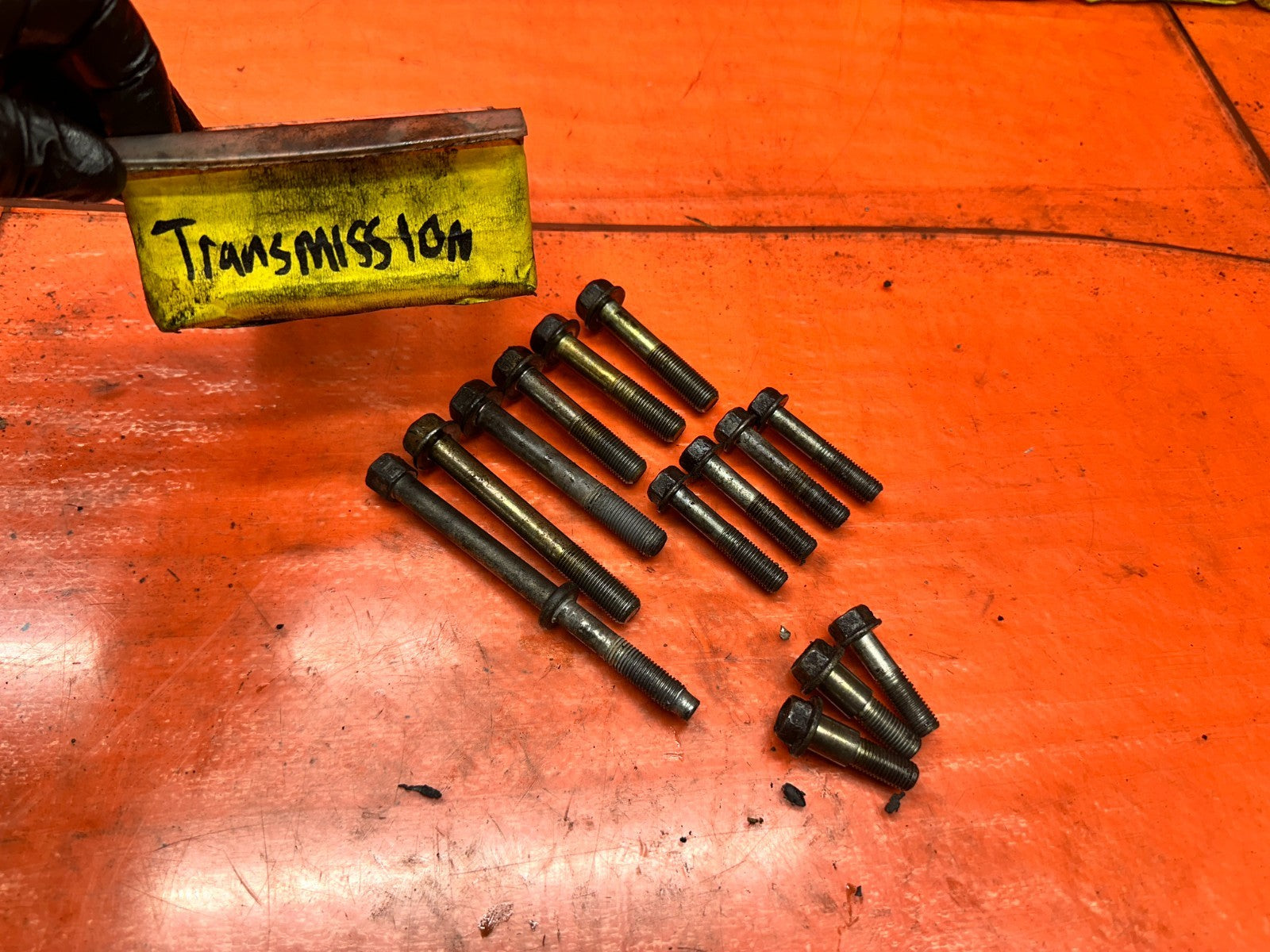 04-08 ACURA TSX 4D 2.4L K24A2 AUTOMATIC TRANSMISSION BELL HOUSING BOLTS #3420