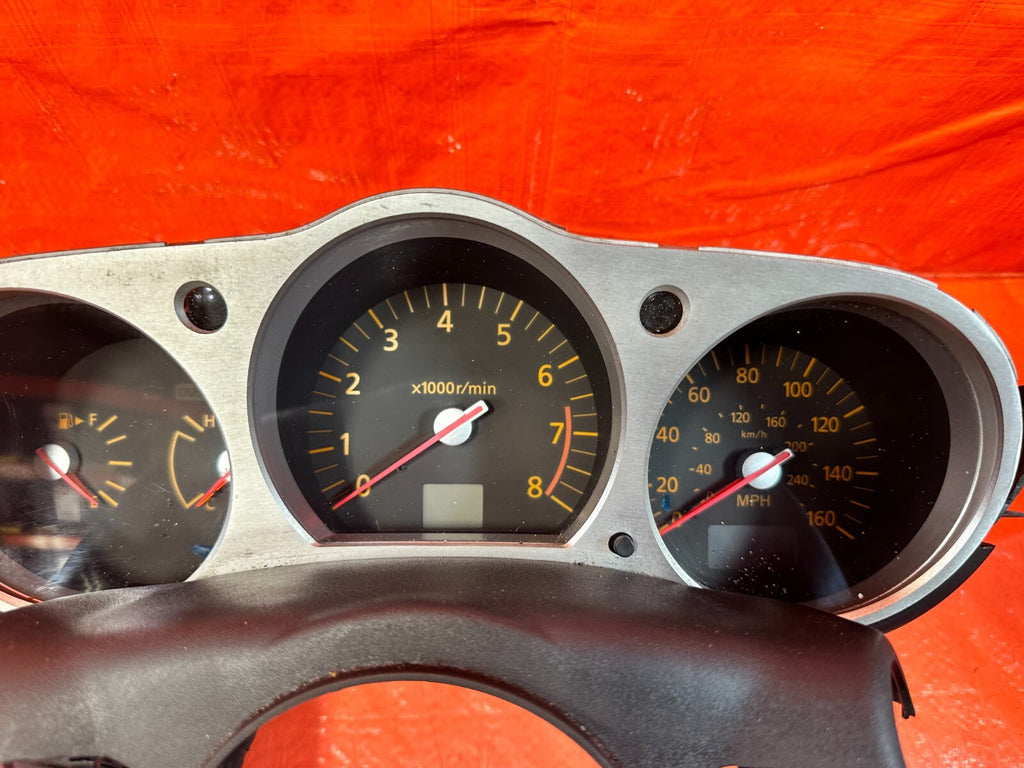 2004 04 NISSAN 350Z   AUTOMATIC INSTRUMENT GAUGE CLUSTER   OEM FACTORY #2626