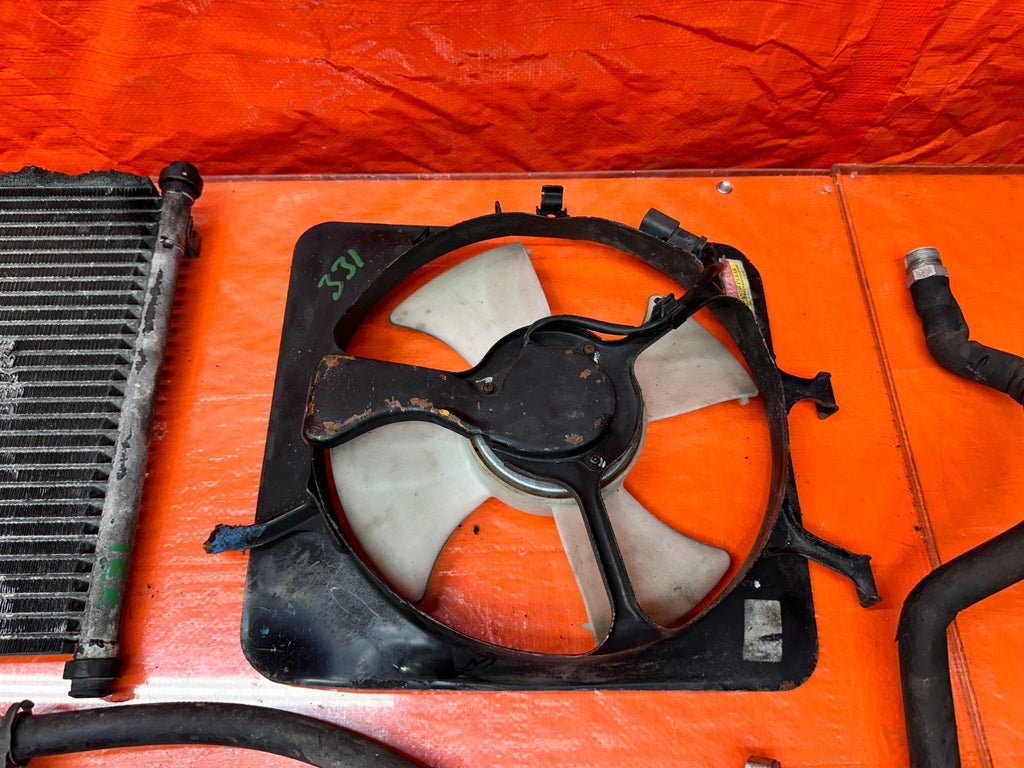 94 01 ACURA INTEGRA AC AIR CONDITIONING LINE SET CONDENSER FAN OEM #33111