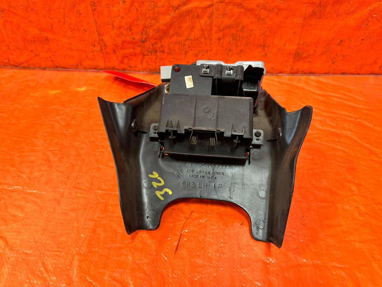 92 95 HONDA CIVIC HATCH DASHBOARD CENTER CONSOLE STORAGE ASH TRAY BLACK OEM #3274