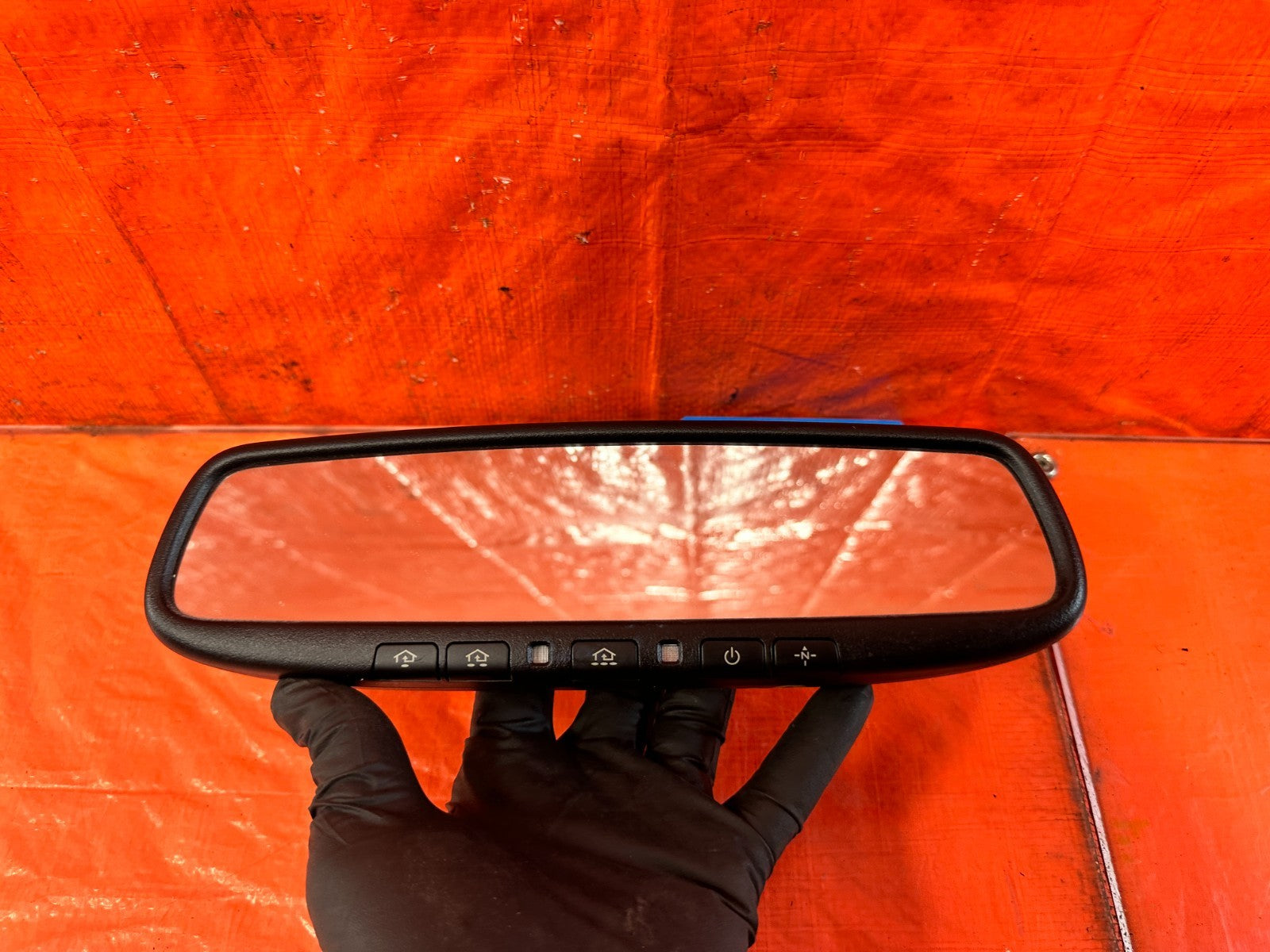 10 16 HYUNDAI GENESIS COUPE   REAR VIEW MIRROR W/ AUTO DIM   OEM FACTORY #3183
