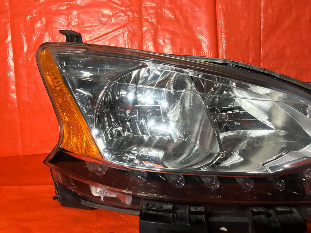 OEM 2013 NISSAN SENTRA HEADLIGHT   PASSENGER RIGHT   2014 2015   LED STRIP4