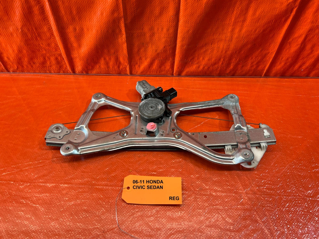 06 11 HONDA CIVIC SEDAN 4 DOOR   DRIVER LEFT FRONT   WINDOW REGULATOR   OEM #2200
