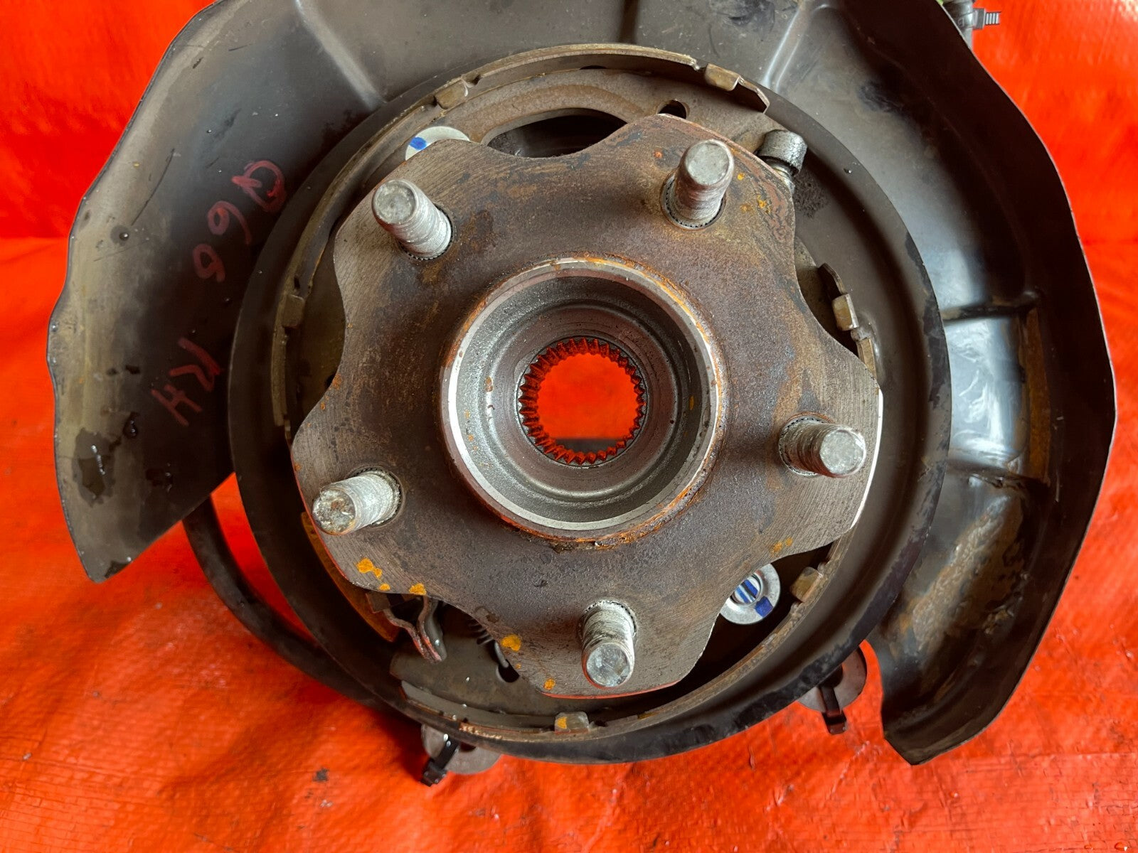 17 19 INFINITI Q60 ALL WHEEL DRIVE PASSENGER RIGHT REAR SPINDLE KNUCKLE HUB OEM5