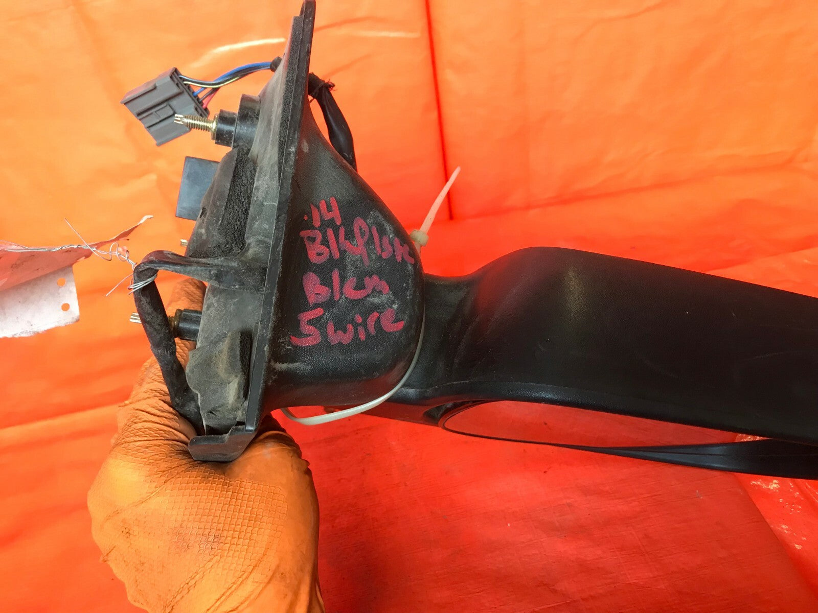 OEM 2003 2004 2005 FORD EXCURSION DRIVER LEFT SIDE VIEW MIRROR   TEXTURED 5 WIRE9