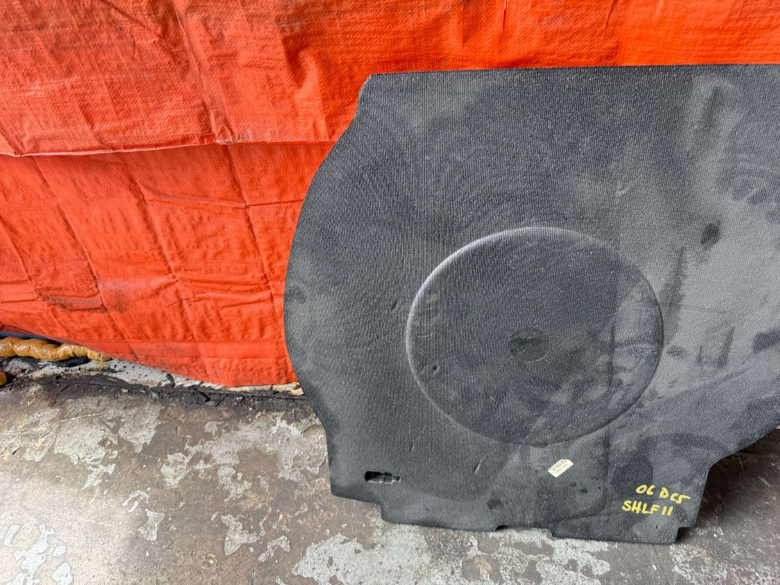 02 06 ACURA RSX TYPE S 2.0L REAR TRUNK SPARE TIRE FOAM OEM #3296