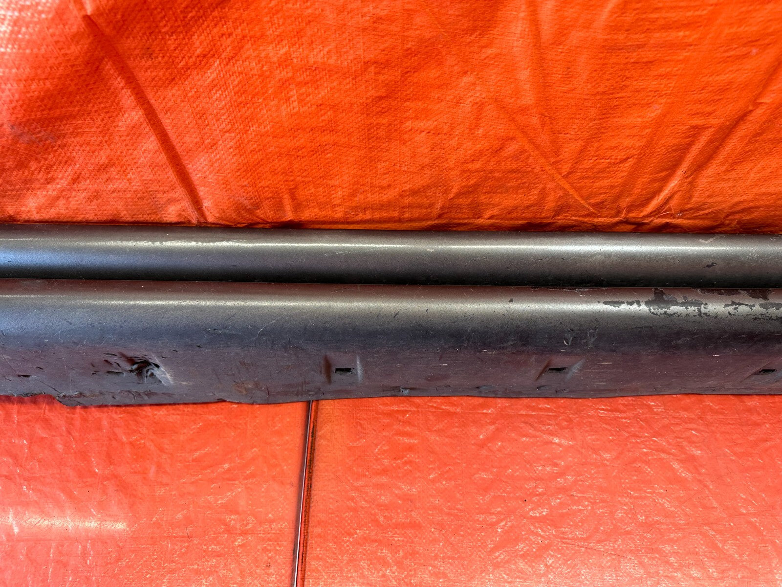 92 95 HONDA CIVIC 2D COUPE LEFT & RIGHT SIDE SKIRTS ROCKER MOLDING TRIM OEM #2368