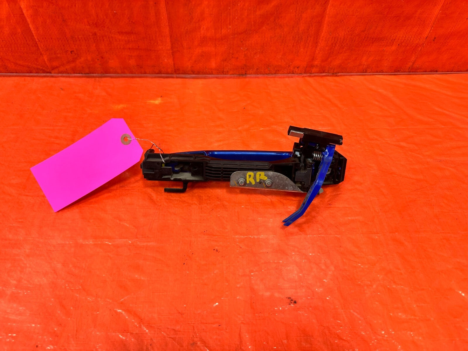 08 14 SUBARU IMPREZA WRX & STI   RIGHT REAR EXTERIOR DOOR HANDLE BLUE OEM 2834