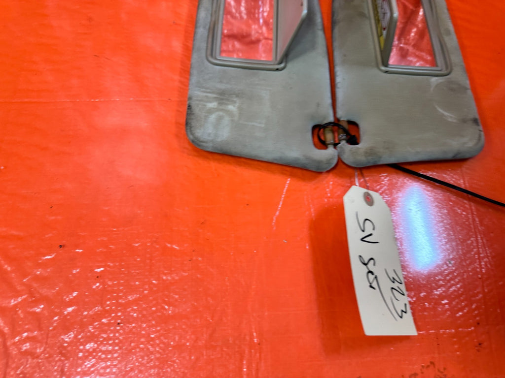 97 01 HONDA PRELUDE   LEFT AND RIGHT SUN VISORS PAIR SET   TAN   OEM #32312