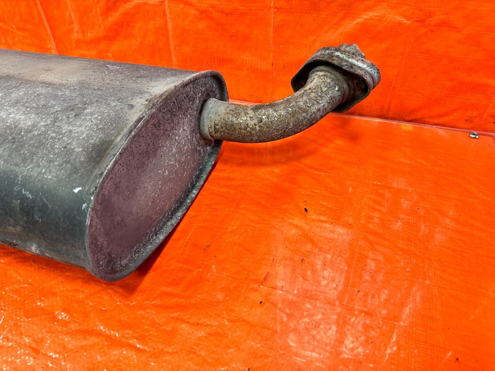 92 00 LEXUS SC300   FACTORY EXHAUST MUFFLER TAIL PIPE PAN   LEFT SIDE OEM #2769