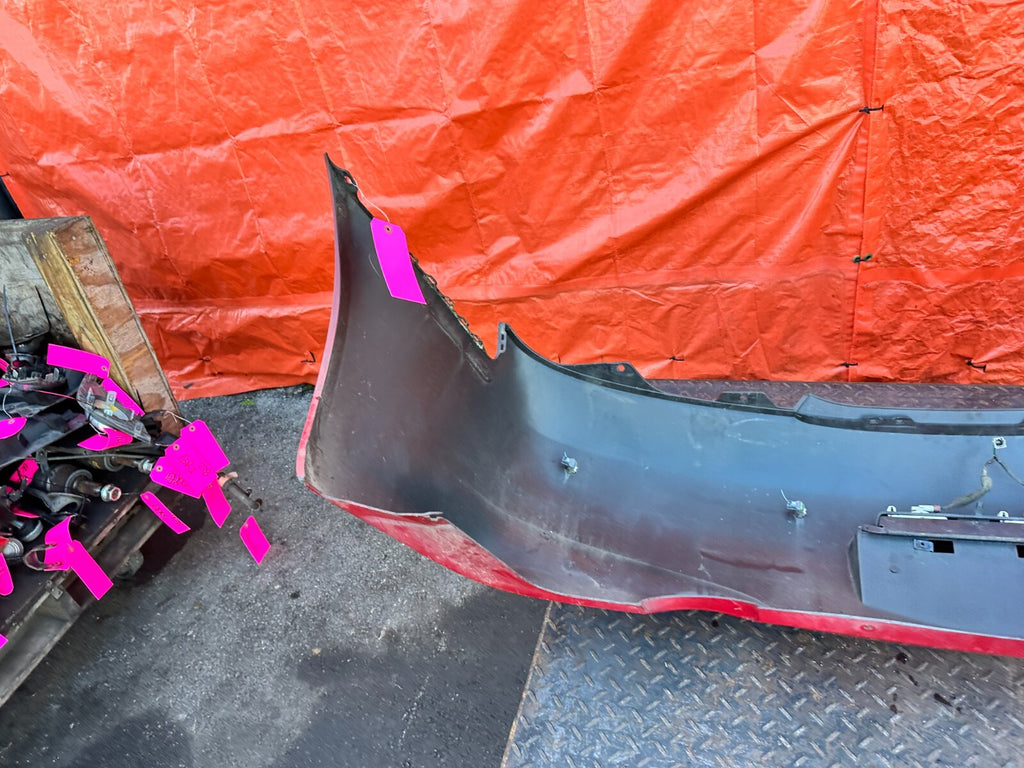 09 15 INFINITI G37 CONVERTIBLE   REAR BUMPER COVER   RED COLOR   OEM #27822