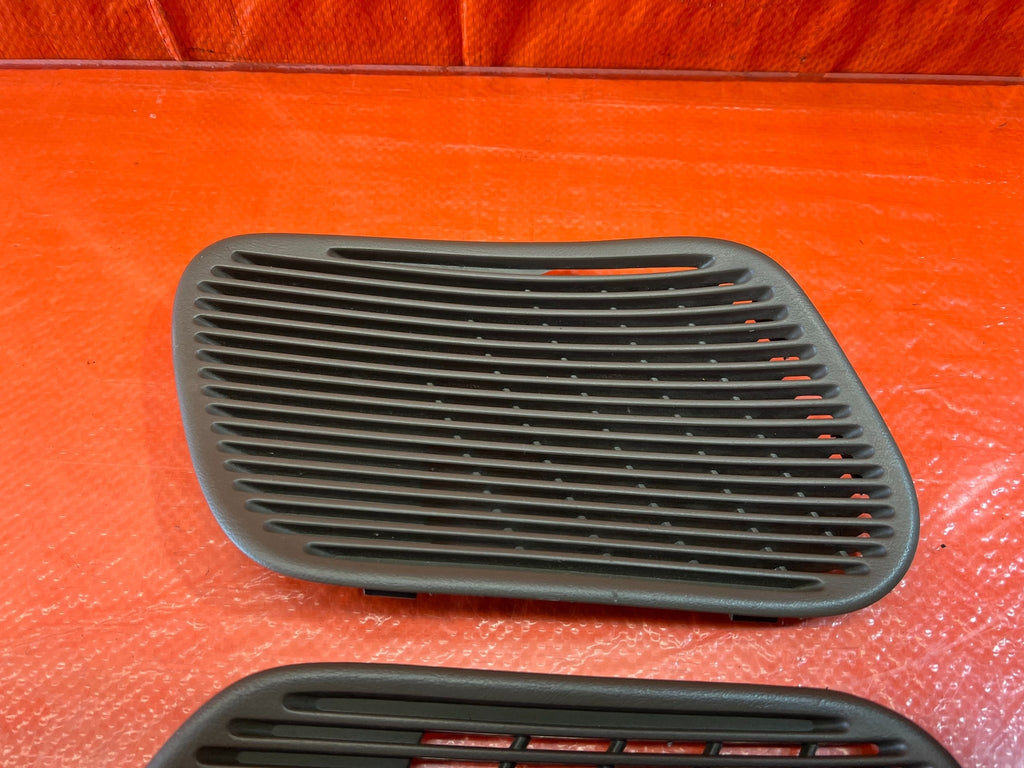 94 01 ACURA INTEGRA 2D REAR SPEAKER COVER TRIM PLASTIC LEFT & RIGHT TAN OEM #1648