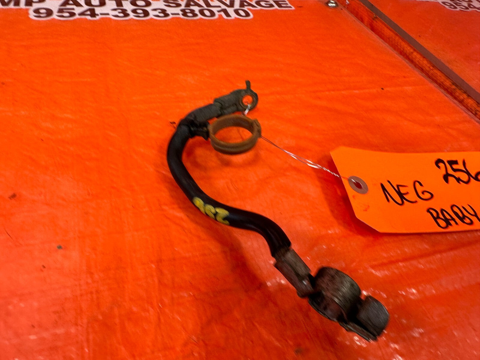 93 97 HONDA DEL SOL   NEGATIVE TERMINAL BATTERY GROUND WIRE HARNESS   OEM #2562