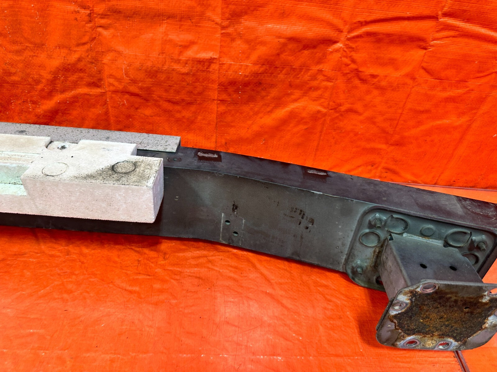 03 07 INFINITI G35 COUPE   REAR CRASH BEAM REINFORCEMENT RE BAR   OEM #29810