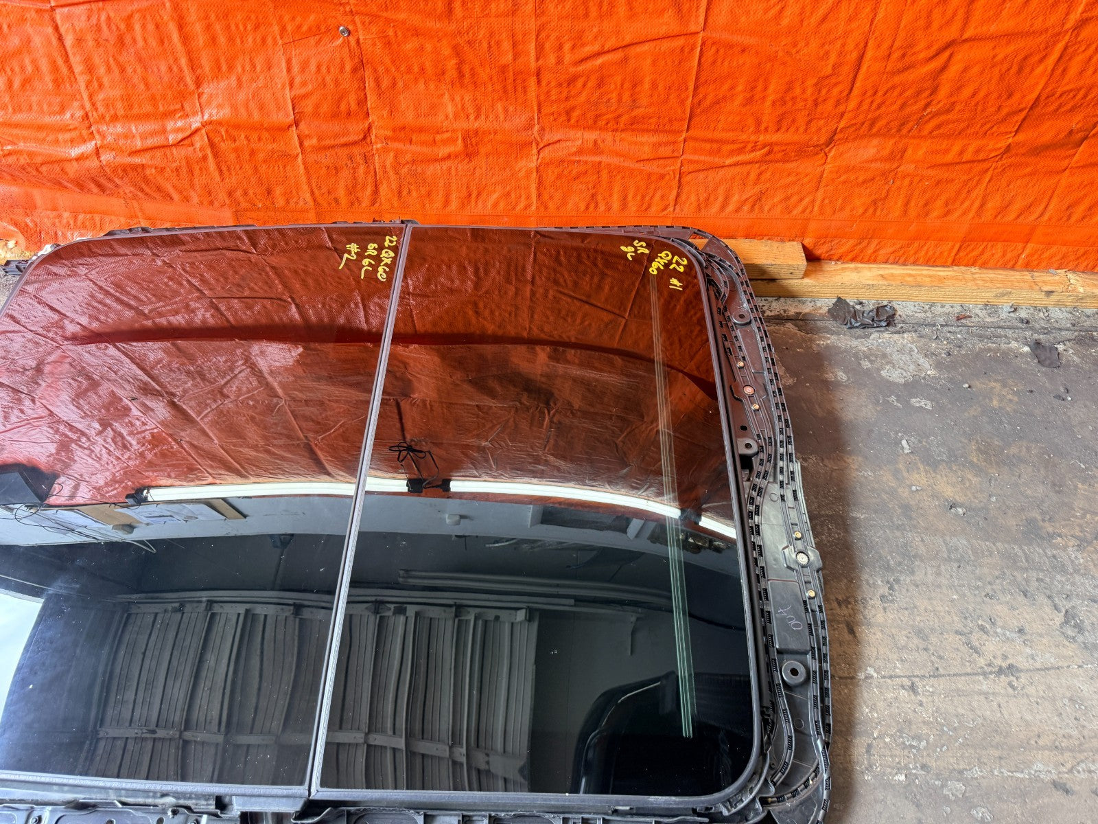2022-2026 INFINITI QX60 FRONT & REAR PANORAMIC SUNROOF ROOF GLASS PANEL OEM OE12