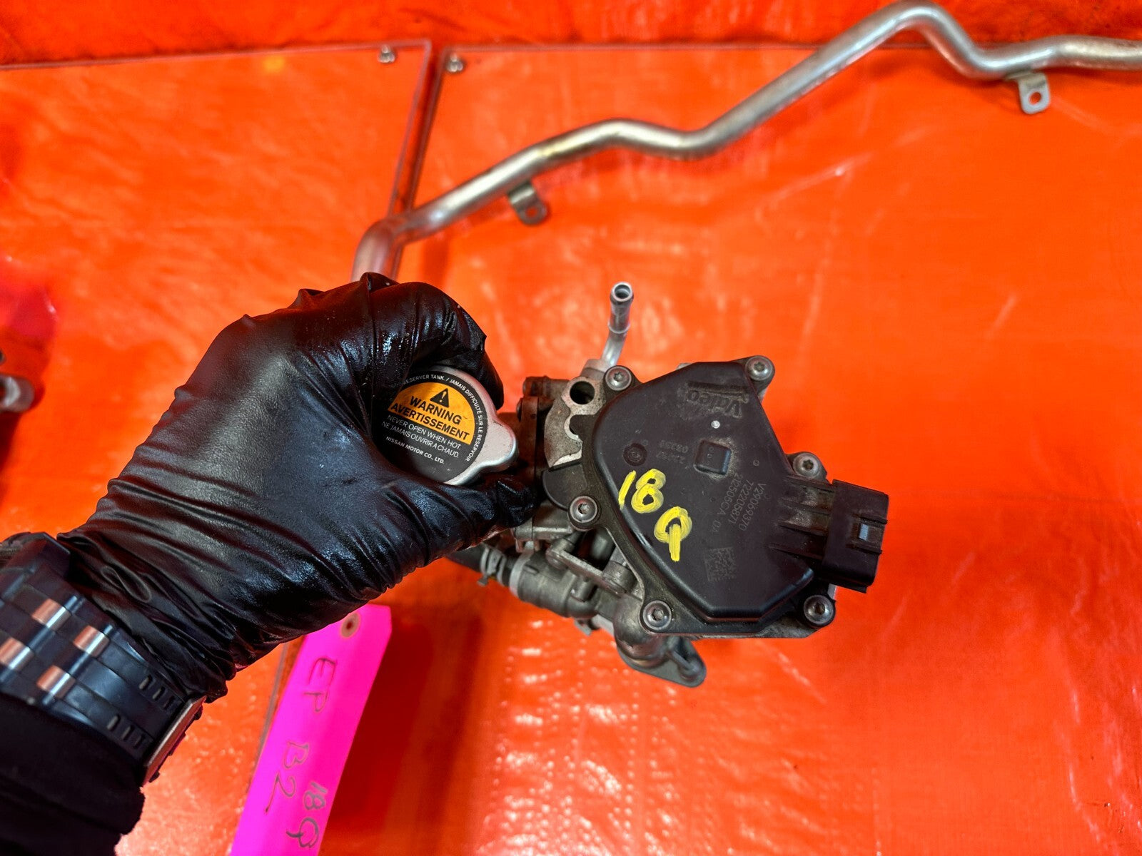 16 20 INFINITI Q50 & Q60   3.0L 300HP   VR30DDTT COOLANT CONTROL VALVE   OEM 18Q7