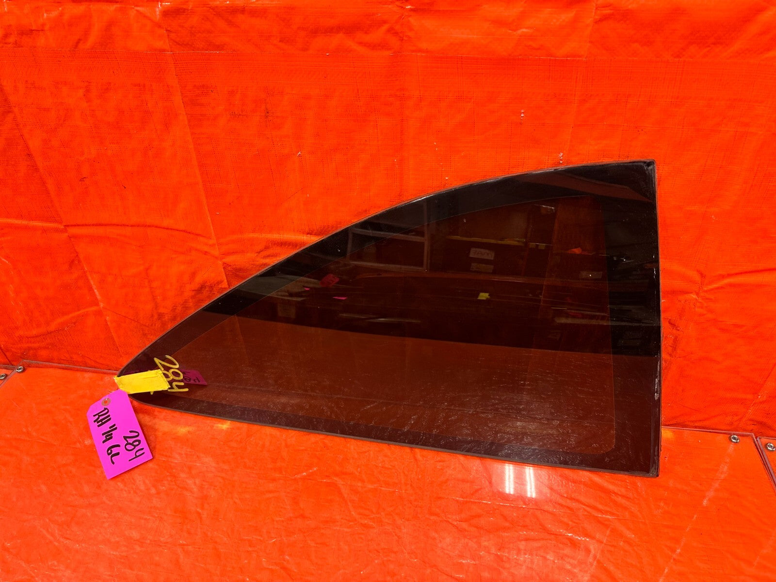 96 00 HONDA CIVIC   2D COUPE PASSENGER RIGHT REAR   QUARTER 1/4 GLASS   OEM #2840