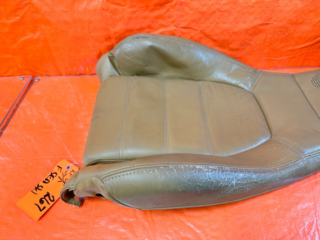 1993 93 MAZDA MX 5 MIATA   PASSENGER RIGHT FRONT UPPER SEAT SKIN WRAP COVER 26713