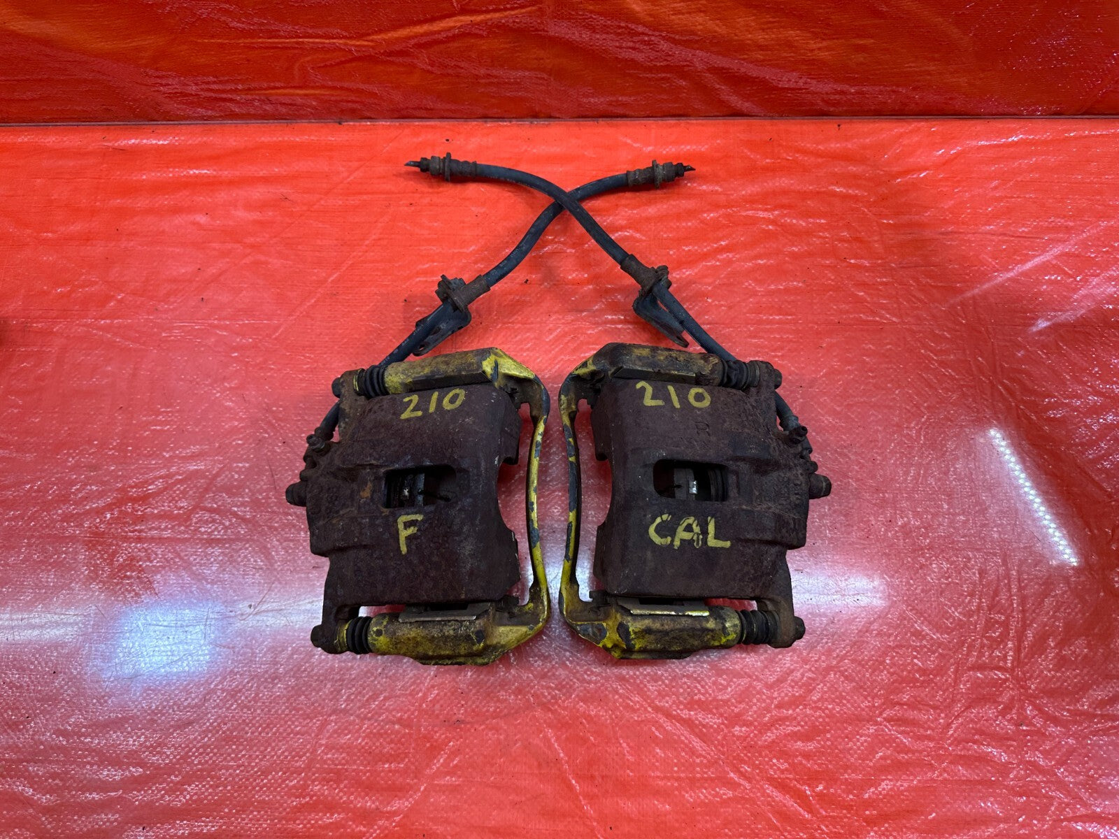 97 01 HONDA PRELUDE   BASE   FRONT BRAKE CALIPERS LEFT & RIGHT   OEM FACTORY 2109