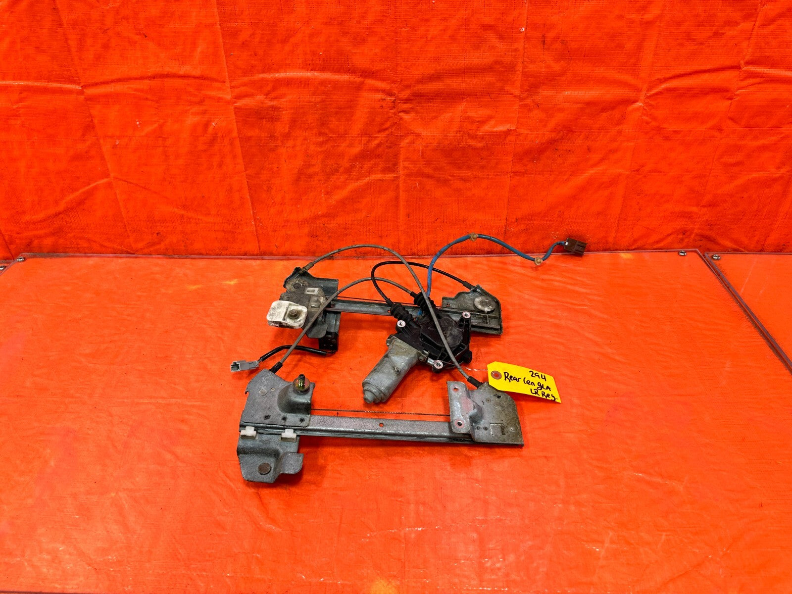 93 97 HONDA DEL SOL   REAR GLASS WINDSHIELD WINDOW REGULATOR W/ MOTOR   OEM #2940