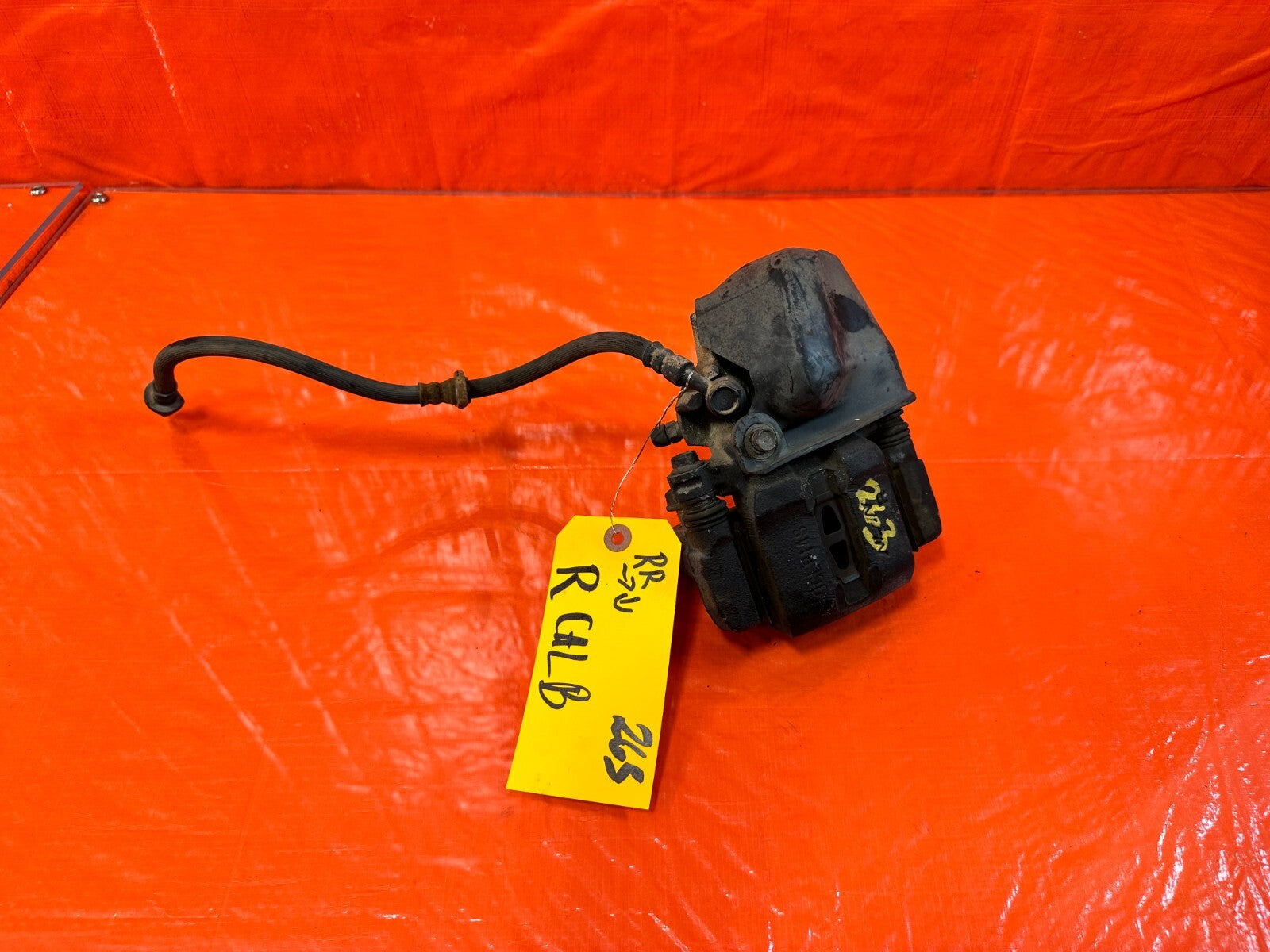 92 01 HONDA PRELUDE   BRAKE CALIPER   PASSENGER RIGHT REAR   OEM FACTORY #2630