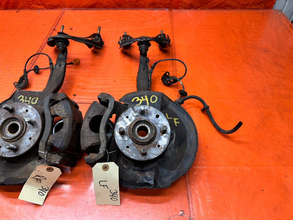 94-01 ACURA INTEGRA FRONT BIG BRAKE SPINDLES KNUCKLES HUB CONVERSION PAIR #3404