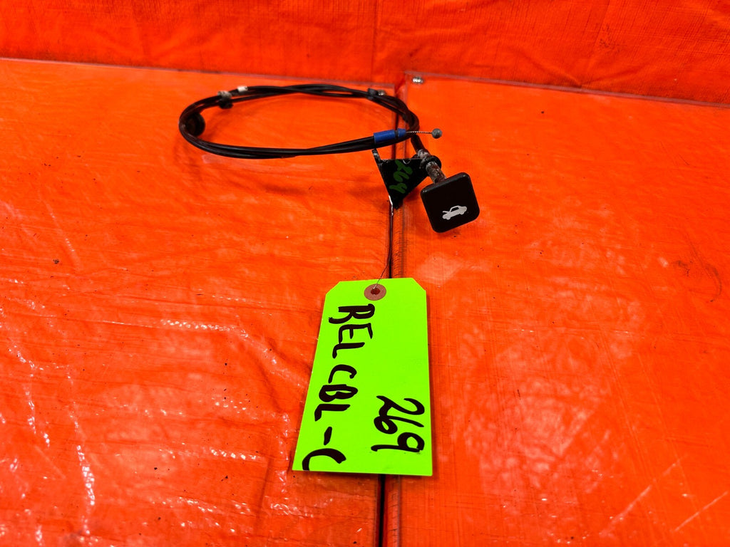 12 15 HONDA CIVIC   HOOD RELEASE WIRE CABLE W/ PULL LEVER HANDLE   OEM #2690