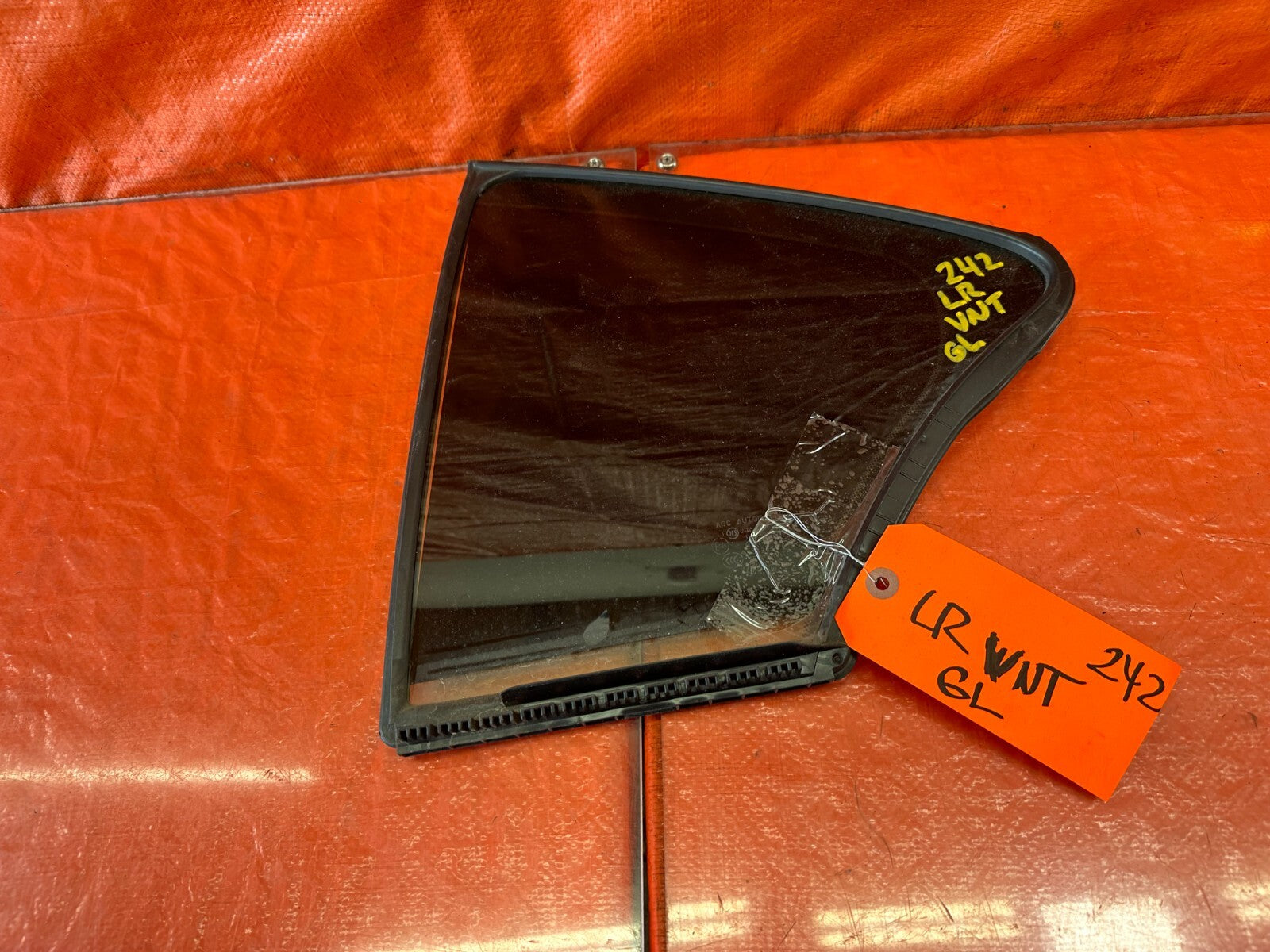 14 17 INFINITI Q50   QUARTER DOOR GLASS WINDOW   DRIVER LEFT REAR   OEM #2424