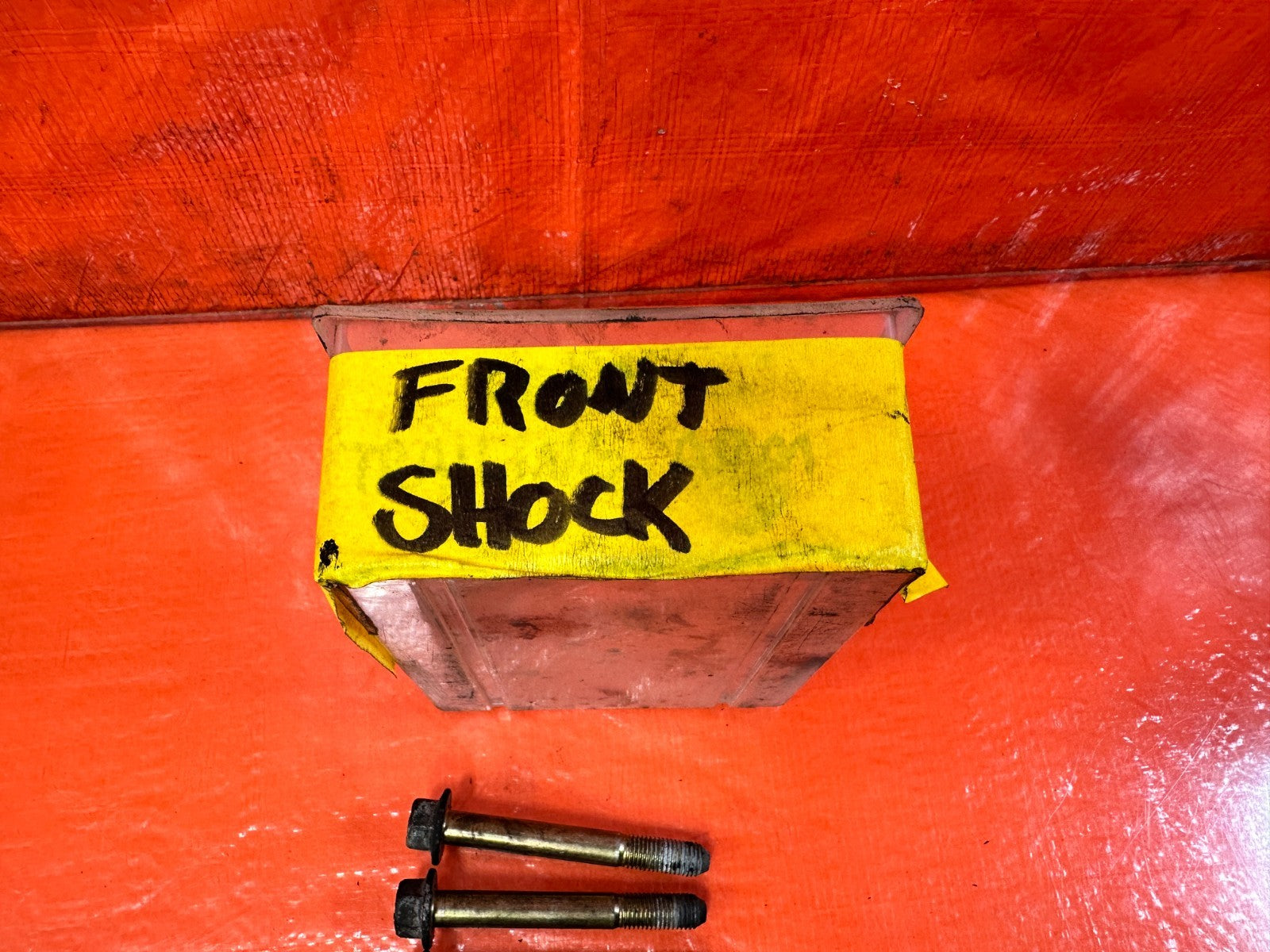 04 05 ACURA TSX   FRONT SHOCK AND LOWER CONTROL ARM BOLTS HARDWARE OEM #3224