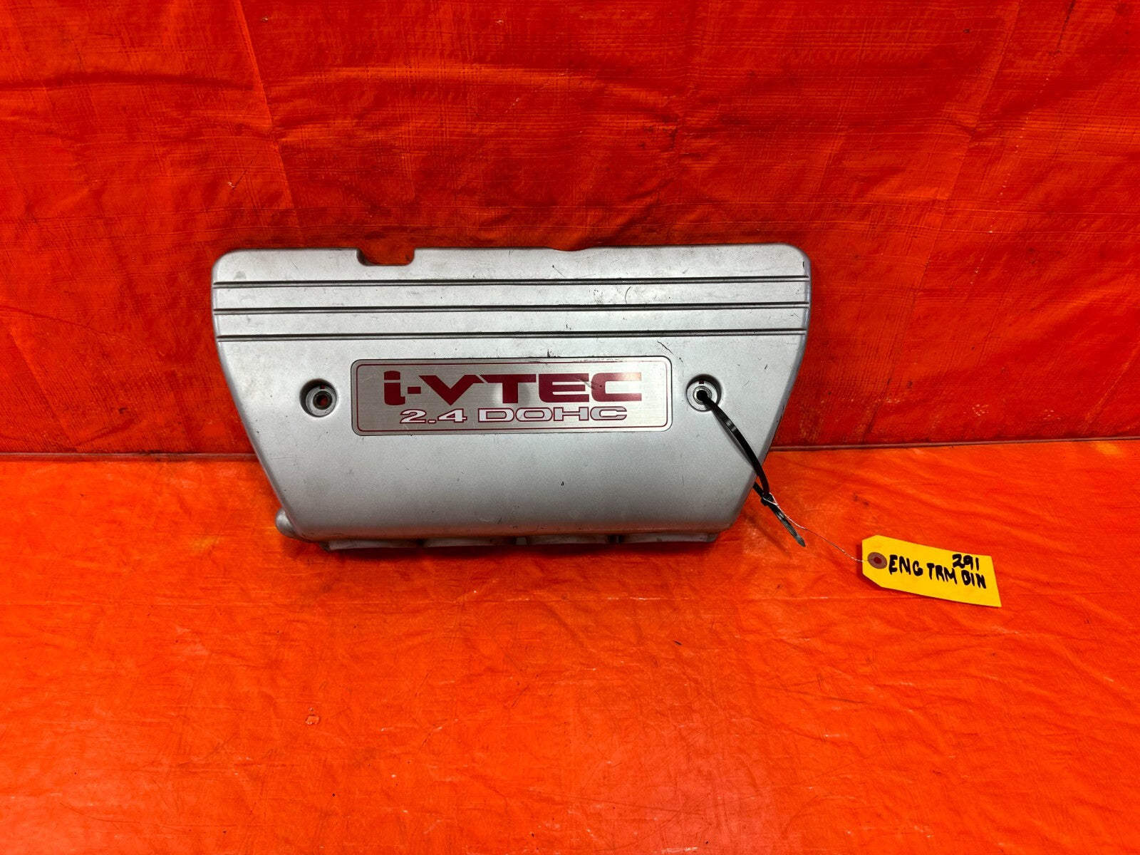 04 08 ACURA TSX   K24A2   INTAKE MANIFOLD COVER TRIM PLASTIC SHROUD   OEM #2910