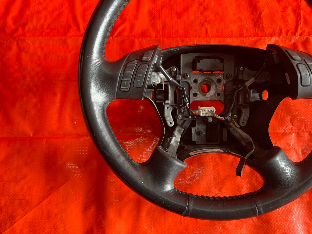 03 05 HONDA ACCORD   4D SEDAN V6 MODEL ONLY   BLACK LEATHER STEERING WHEEL   OEM8