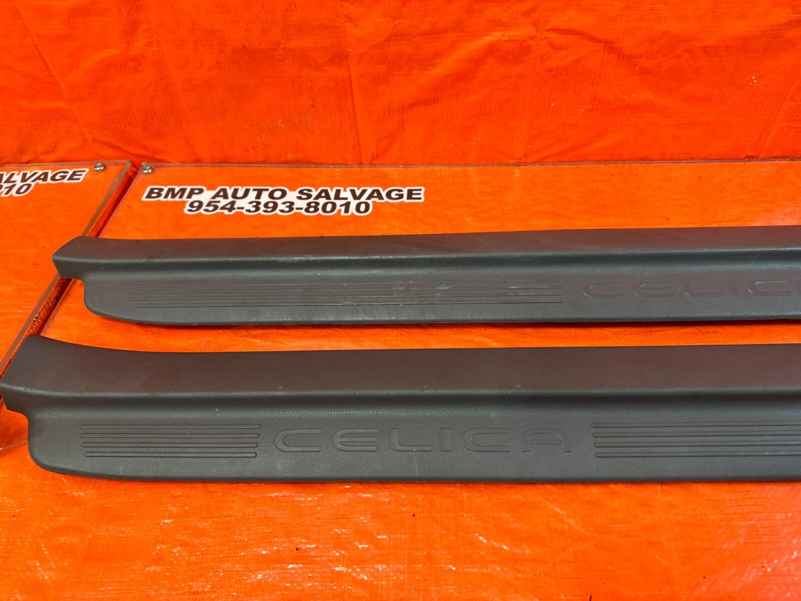 00 05 TOYOTA CELICA   DOOR SILL SCUFF PLATE FLOOR PILLAR SET LEFT RIGHT OEM #2504