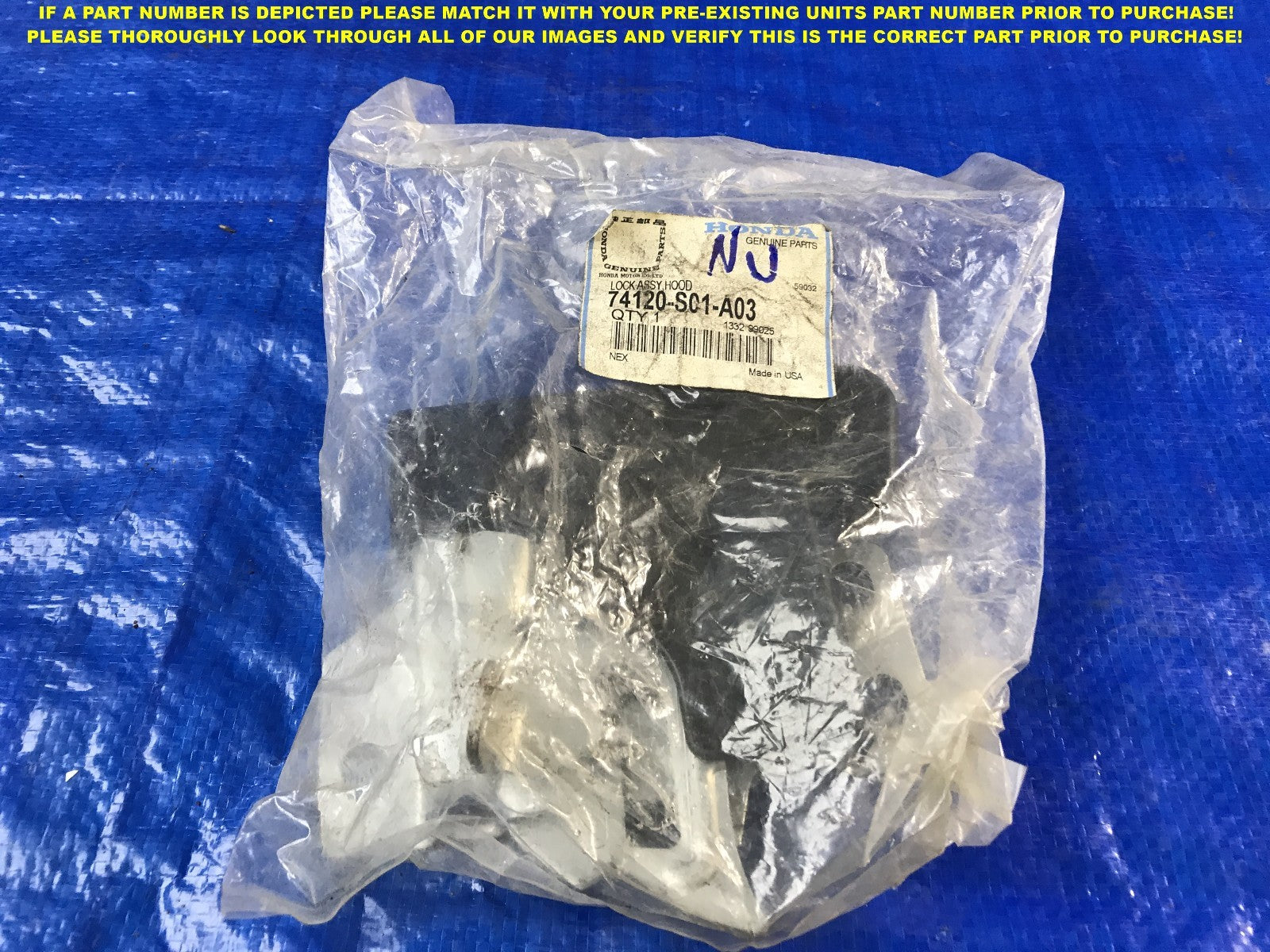 Genuine Honda 74710 SM4 A00 Rear Frame End Protector 1990   1993 HONDA ACCORD1