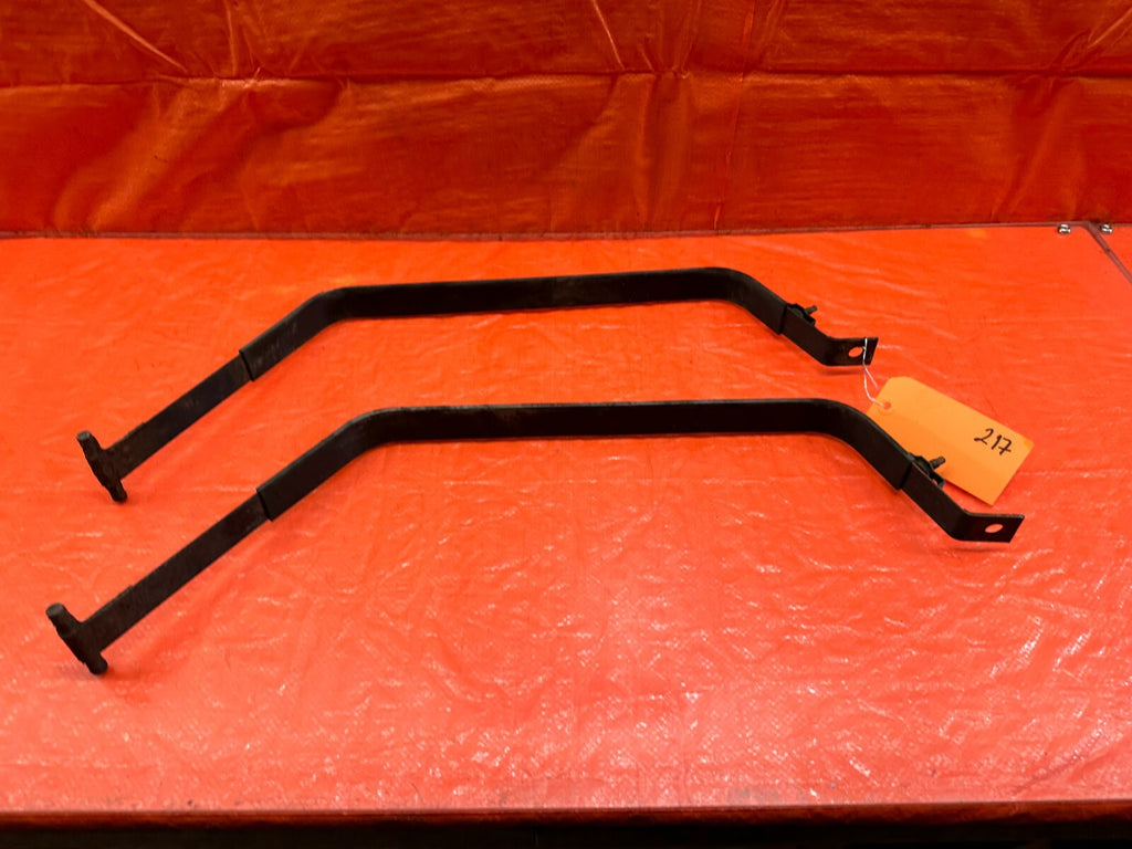 08 15 LANCER EVOLUTION X EVO 10 GAS GASOLINE FUEL TANK MOUNTING STRAPS BANDS 21711