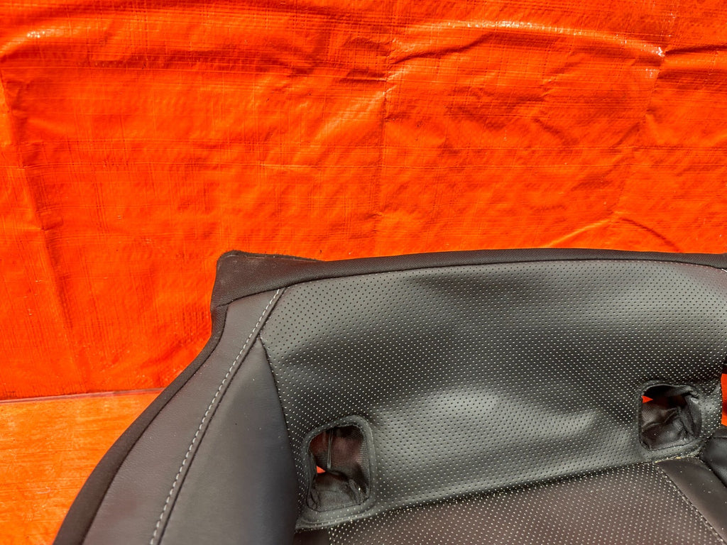 17 20 INFINITI Q60   BLACK LEATHER REAR SEAT LOWER SEAT SKIN WRAP   OEM #28920