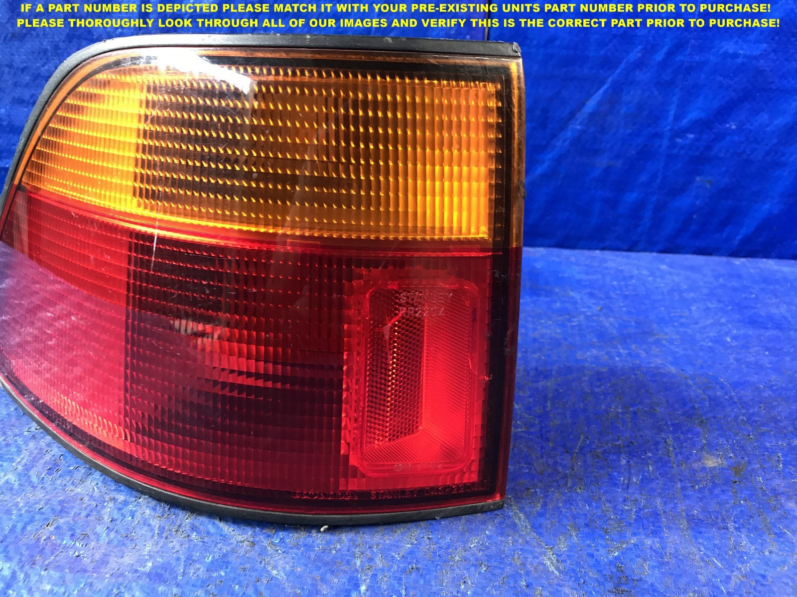 OEM 1996 1997 1998 96 97 98 HONDA ORTHIA EL3 DRIVER LEFT TAIL LIGHT L LH1